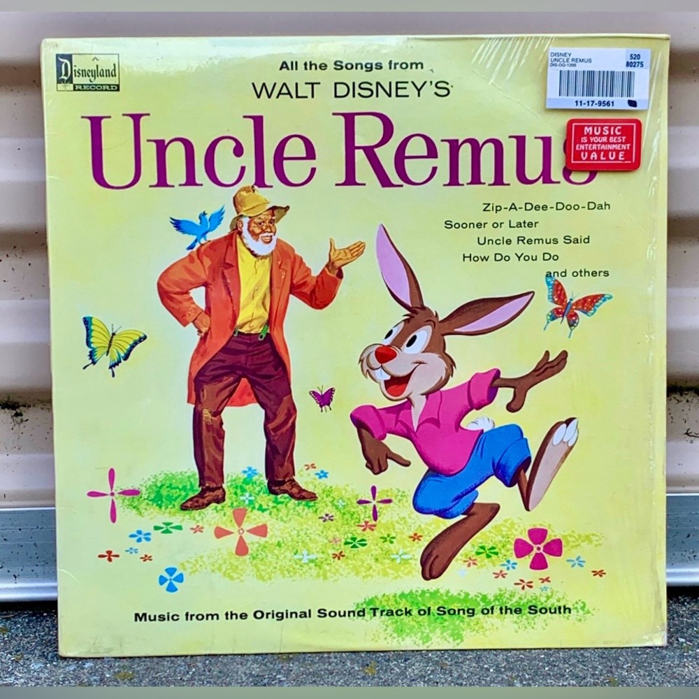 1963 Vtg Walt Disney's Uncle Remus Musical Soundtrack Vinyl Record Album LP